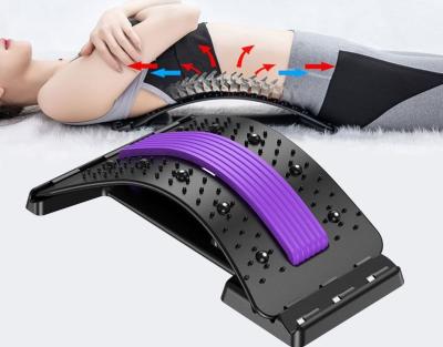 China Christmas Gift Waist Back Massager Relax Relief Pain Lumbar Back Stretcher for sale