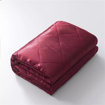 China Anti-pilling Queen Size Stress Therapy Autism Cooling Heavy Warm Worry Weighted Blanket for sale