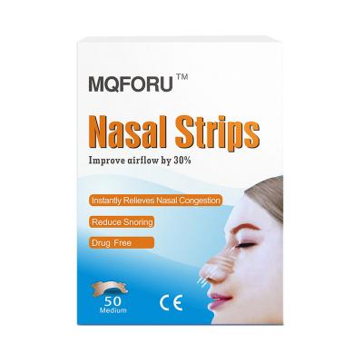 China Safe Trending Products 2023 New Arrival Health Care Supplies Reduce Snoring Improve Breathing Straighten Nasal Strips for sale