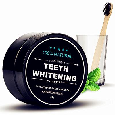 China Best Selling Convenient Teeth Whitening Activated Charcoal Plaque Removal Plaque Tea Leaf Coffee Teeth Natural Teeth Whitening Powder for sale