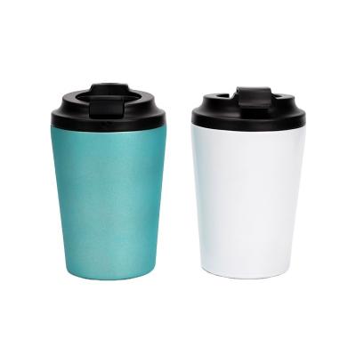 China Sustainable Wholesale Custom Colored Frosted Coffee Water Bottles Stainless Steel Coffee Water Tumbler Foil Cup New for sale