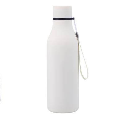 China Wholesale Viable 2023 Insulated Stainless Steel Double Wall Tumbler Water Bottles Water Bottles White Aesthetic for sale