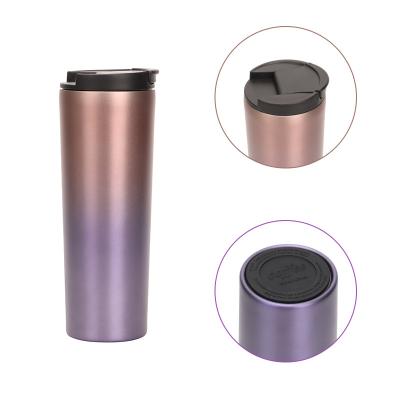 China Wholesale viable 2023 termos new water bottle stainless steel smart water bottle insulated water bottle with gradient color for sale