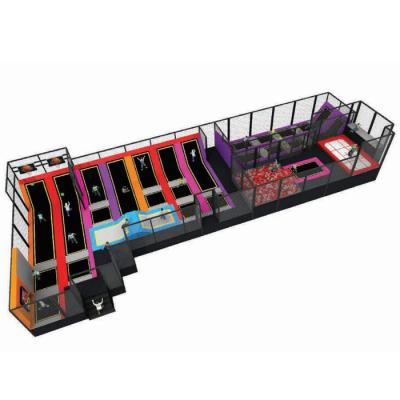 China Foam Free Pit Design China Supplier Head Custom Launch Trampoline Park for sale