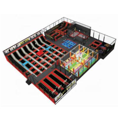 China Foam Mine Cheer Amusement Park Equipment Indoor Trampoline Park For Sale for sale