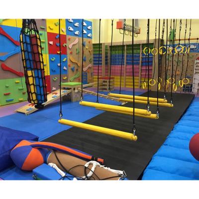 China Ninja Adventure Indoor Ropes Kids Climbing Rope Indoor Playground Adventure Rope Obstacle Course Best Selling Course for sale