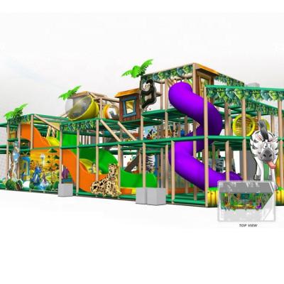 China Kinds Kids Indoor Playground Indoor Jungle Themed Game Amusement Park for sale