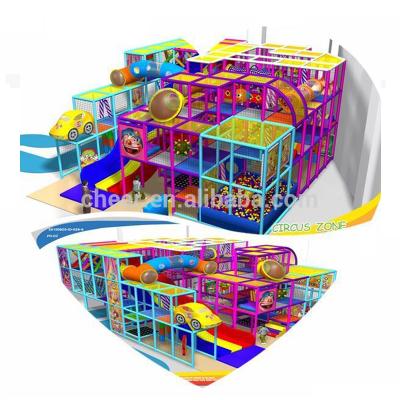 China Circus Soft Theme Amusement Cheer Indoor Soft Playground Playground For Kids TUV Indoor Playground for sale