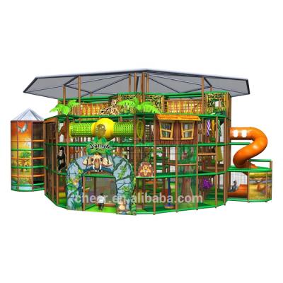 China Mall Cheer Amusement Jungle Kids Amusement Park Themed Indoor Playground Equipment for sale