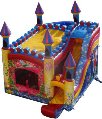 China Theme Park Cheer Fun Bouncy City Inflatable Bounce Castle Slide for sale