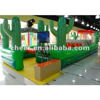 China Inflatable Playground Cheer Amusement Lazer Arena Amusement Battle Fighting Inflatable Sport Game With LED Screen Panel for sale