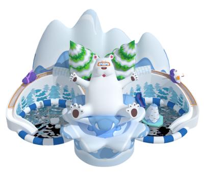 China Oriented Inflatable Snow Water Slide Park 2018 New! Impressive Snow Themed Inflatable Aquapark Water Slide Park For Kids And Adults for sale