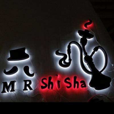 China Buildings CE ROHS Approval Led Advertising Backlit Brushed Metal Letters Signs 3d Metal Alphabet Letter With Light for sale