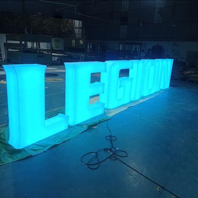 China Buildings Customized 3D Led Lighting Sign Letters Signboard Led Channel Letters And Logo For Outdoors Use for sale