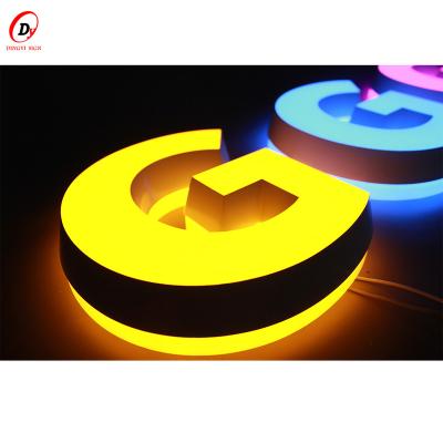 China Buildings Customized Design Led Light Letter Lights Channel Letter Sign for sale