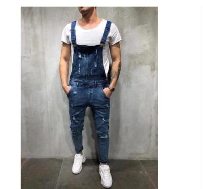 China Breathable Thin Overalls With Spandex Cotton Vintage Full Length Mens Jeans Mid Waist Jeans Jeans for sale