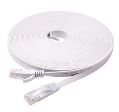 China High Quality Network Cable Cat 6 Flat Ethernet Cable Cat6 Network Rj45 Lan Cable Networking Ethernet Patch FTTH FTTB FTTX For Computer Laptop for sale