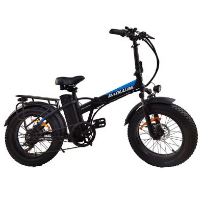 China EU warehouse aluminum alloy BLJ-DZ2001 20 inch ebike foldable electric bike 48V 500W front fork suspension for sale