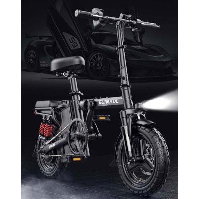 China BAOLUJIE DC2023 aluminum alloy 14 20 fat tire 26 inch 500W 1000W high performance long life lithium battery folding city electric bike for sale