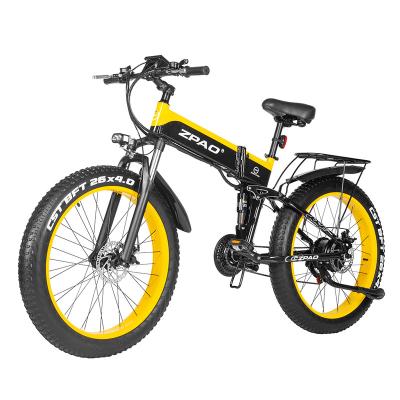 China Multifunction Foldable Type E Bike Mountain Bike 48V Outdoor 26 * Fat Tire 4.0 Disc Brake For Adult for sale