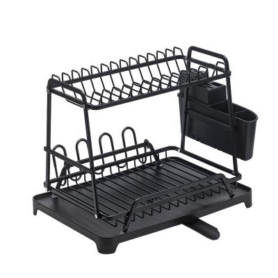 China Viable Wholesale Aluminum Kitchen Organizer Dish Drying Rack Racks And Kitchen Organization Racks for sale