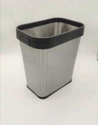 China Sustainable Rectangle Garbage Bin Paper Storage Bin for sale