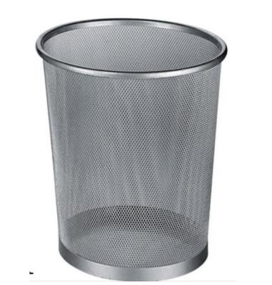 China Mesh Waste Bin Paper Storage Viable Trash Can for sale