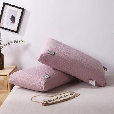 China Antistatic Warm Melt Cotton Filling Knitted Fabric More Comfortable Pillow For Hotel for sale