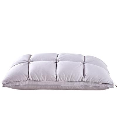 China New Design 95% Anti-static White Goose Down Bed Pillow Fluffy Wholesale for sale