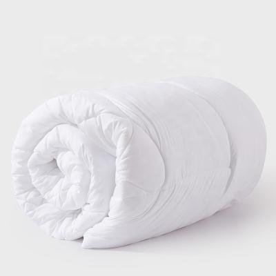 China Home Summer Microfiber White Comforter , Cheap Bed Comforter , Soft Bed Comforter for sale