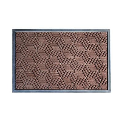 China Washable durable household rubber non-slip door mat for sale