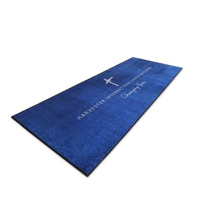 China 2020 New Arrival Non Slip No Fading Fire And Water Proof Non Slip Hotel Mat Custom Printed Entrance Mats With Logo for sale