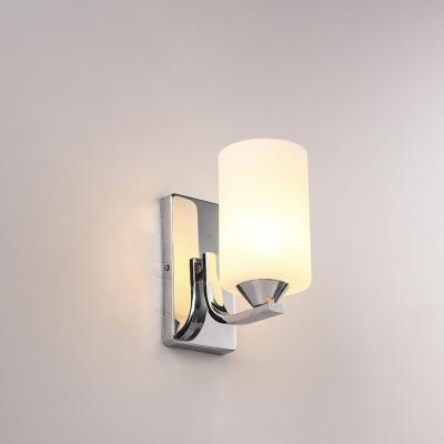 China Modern 3W 5W LED Indoor Wall Lights / Decorative Indoor Led Wall Lamp Double Low Light Hardware Glass Wall for sale