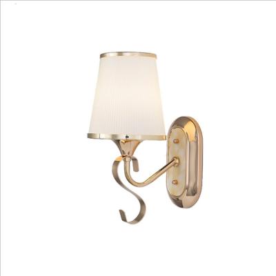 China Vintage Modern European Hotel Style Indoor Wall Light Acrylic Iron Led Wall Lamp for sale