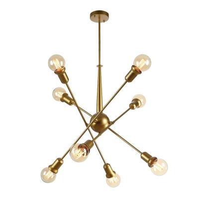 China Downlights Black Gold / Brass Metal Playfully Led Flushmount Ceiling Lighting for sale