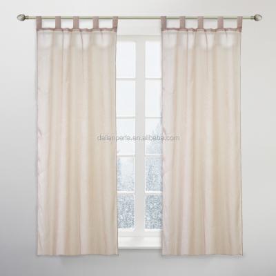 China 100% Pure Polyester Window Curtain With Buckle for sale