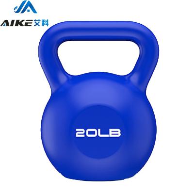 China Best Adjustable Soft Coated Iron Strength Training Gym Products Durable Merchant Colored Vinyl Kettlebell for sale