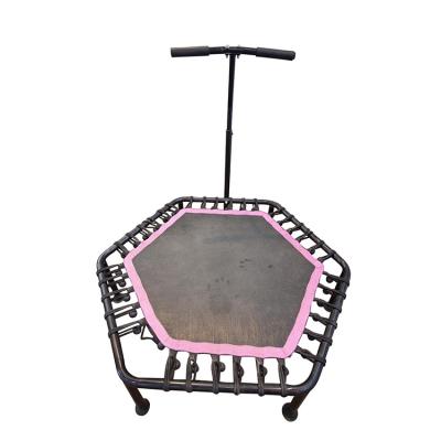 China Hot Selling Fitness Vendor Fitness Gym Indoor Sports Jumping Mini Outdoor Gymnastics Trampoline With Handle for sale