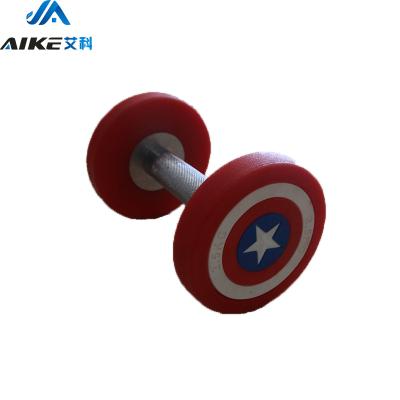 China Wholesale Durable Cheap Rubber Coated Round Head Weight Fitness Equipment Adjustable Dumbbell for sale