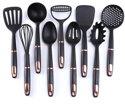 China Sustainable Homeware Kitchen Accessories Kitchen Tools 9 Pcs Nylon Cookware Set for sale