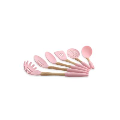 China Durable Heat Resistant 6 Pieces Silicone Cookware Set Custom Kitchen Accessories Tools for sale