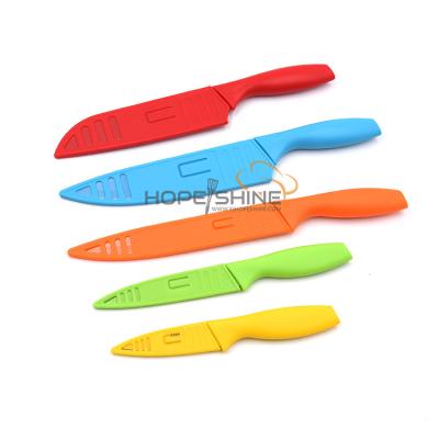 China China Promotion Disposable PP Handle and PP Knife Cover 5pcs Liner Knife Set for sale