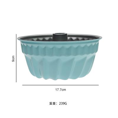 China Disposable Promotional Gifts Non-Stick Carbon Steel 7 Inch Cake Mold For Baking Round Tube Pan for sale