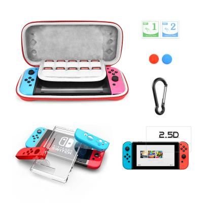 China 5 in 1 Carry Case PC Silicone Case Game Accessories Set for Nintendo Switch DSS-108 for sale