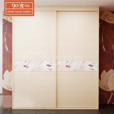 China Custom modern wardrobe modular homes small furniture corner inside sliding door almirah wood designs for sale