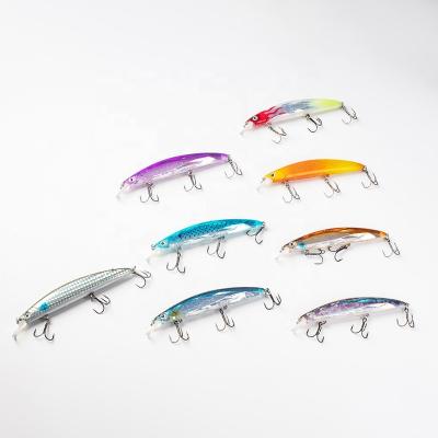 China Vivid Fish Action Freshwater Saltwater Rock Gold Top Ocean Beach Pattern Fish Swimming Trolling Lures for sale