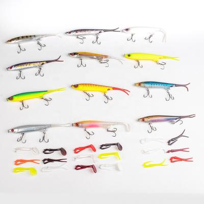 China Hard Artificial Pike Bass Fishing Lure Crankbait Top Trulinoya Swimming Lures Vivid Fish Action Swimbait Bait for sale