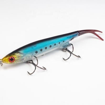 China Crazy Kit Swimming Mouse Minnow Soft Rock Ocean Logo Fly Outdoor OPP Vivid Fish Action Fish Fishing Lure for sale