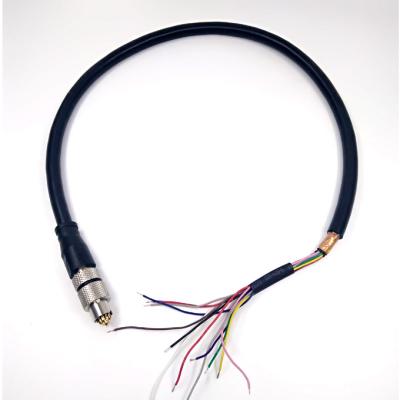 China Industry Custom 2 3 4 5 6 8 12pins Shielded Cable Connector IP67 Waterproof M12 A Codemale Female Connected Cable for sale