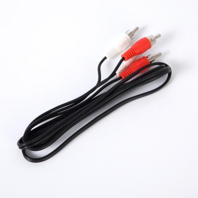 China 2RCA Car Male To 2 RCA Male Cable AV Cable DVD TV CD Audio CD Sound Amplifier for sale